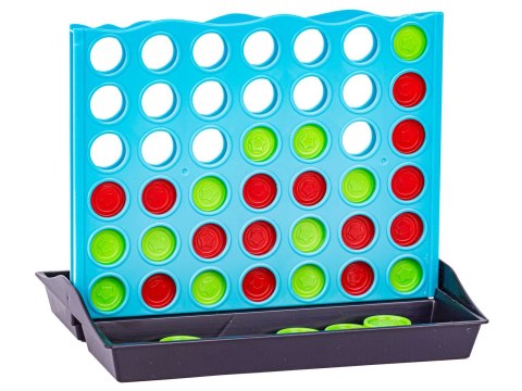 Logiczna Gra Umysłowa Planszowa 4 In A Row, 4 W Rzędzie, Plansza + Żetony