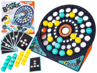 Rodzinna Gra Zręcznościowa Bounce Game, Układanka, Tarcza, Karty, Piłeczki