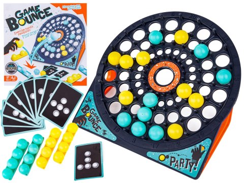 Rodzinna Gra Zręcznościowa Bounce Game, Układanka, Tarcza, Karty, Piłeczki