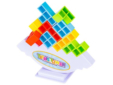 Zręcznościowa Gra Wieża Tetris, Balansujące Klocki, Kolorowa Wieża Układanka