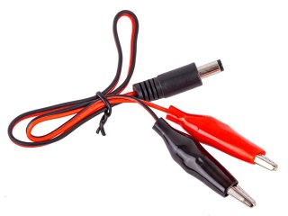 Adapter, Przewód Zasilający Dc Jack 5,2mm - Krokodylki Miękkie