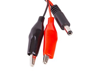 Adapter, Przewód Zasilający Dc Jack 5,2mm - Krokodylki Miękkie