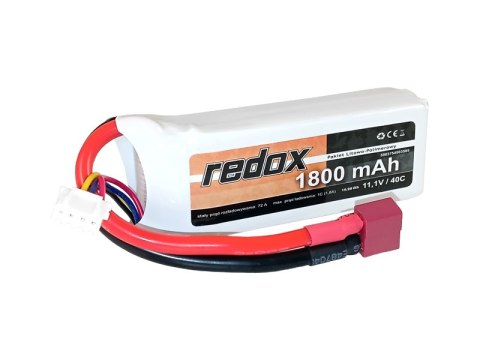 Akumulator Redox 1800 Mah 11,1v 40c - Pakiet Lipo