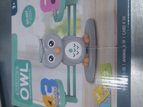 Gra Nauka Liczenia - Równoważnia Waga Szalkowa Sówka Sowa - Owl Balance Przecena 1