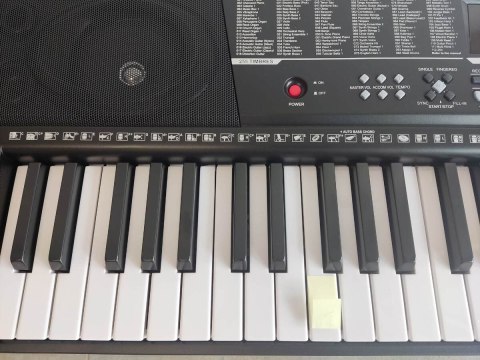 Keyboard Organy 61 Klawiszy Zasilacz Mk-2102 Mk-908 Przecena 16