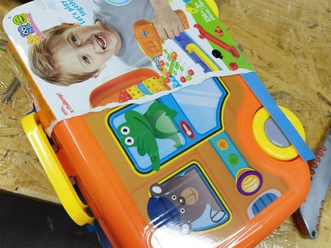 Kreatywna Mozaika W Walizce 258 El. Układanka 3d, Klocki, Wkrętarka Zestaw Konstrukcyjny Przecena 1