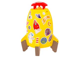 Rakieta Wodna Wyrzutnia Rakiety Wodnej, Water Rocket, Zraszacz, Żółta Kosmiczna Przecena 1