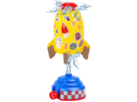 Rakieta Wodna Wyrzutnia Rakiety Wodnej, Water Rocket, Zraszacz, Żółta Kosmiczna
