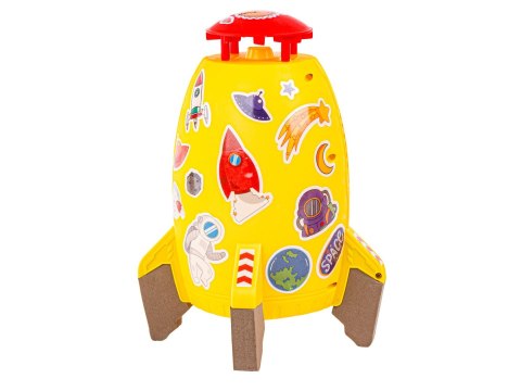 Rakieta Wodna Wyrzutnia Rakiety Wodnej, Water Rocket, Zraszacz, Żółta Kosmiczna