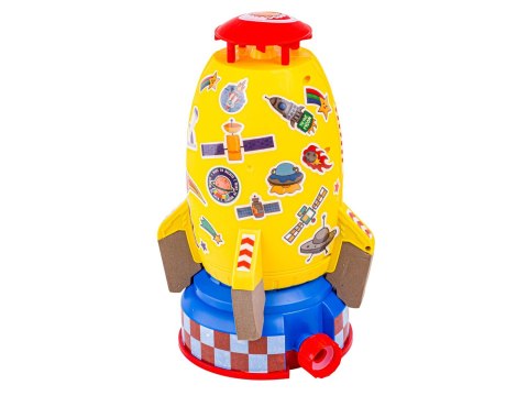 Rakieta Wodna Wyrzutnia Rakiety Wodnej, Water Rocket, Zraszacz, Żółta Kosmiczna