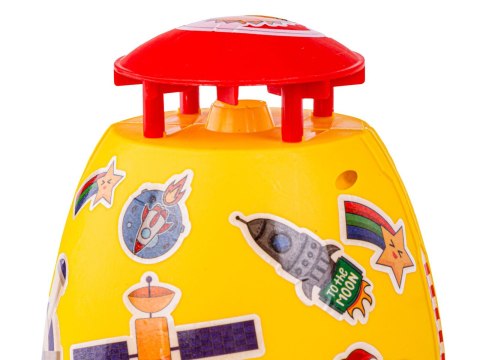 Rakieta Wodna Wyrzutnia Rakiety Wodnej, Water Rocket, Zraszacz, Żółta Kosmiczna
