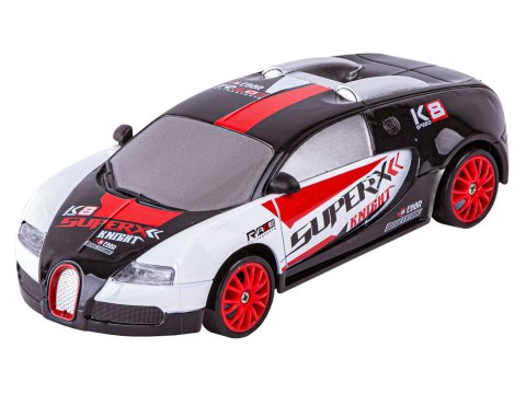 Samochód Do Driftu, Auto Rc Drift 1:24 2,4 Ghz 4wd Czarno-Białe Bugatti