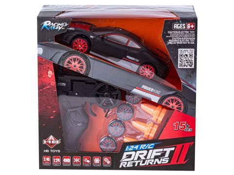 Samochód Do Driftu, Auto Rc Drift 1:24 2,4 Ghz 4wd Czerwono-Czarne Ferrari