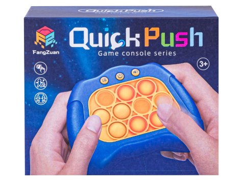 Zabawka Gra Elektroniczna Antystresowa Pop It Sensoryczna, Wypychanka, Pad, Kontroler Granatowy Przecena 1