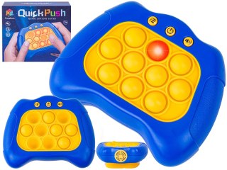 Zabawka Gra Elektroniczna Antystresowa Pop It Sensoryczna, Wypychanka, Pad, Kontroler Granatowy
