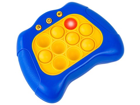 Zabawka Gra Elektroniczna Antystresowa Pop It Sensoryczna, Wypychanka, Pad, Kontroler Granatowy