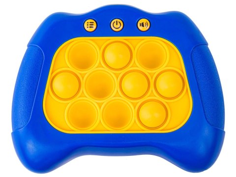 Zabawka Gra Elektroniczna Antystresowa Pop It Sensoryczna, Wypychanka, Pad, Kontroler Granatowy