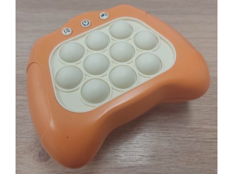 Zabawka Gra Elektroniczna Antystresowa Pop It Sensoryczna, Wypychanka, Pad, Kontroler Pomarańczowy Przecena 1
