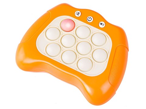 Zabawka Gra Elektroniczna Antystresowa Pop It Sensoryczna, Wypychanka, Pad, Kontroler Pomarańczowy Przecena 1