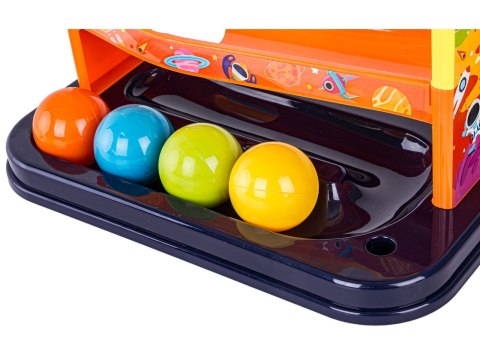 3w1 Zjeżdżalnia Z Piłeczkami, Młotek, Zbijak, Tor Kulkowy, Kulodrom, Zabawka Interaktywna Pound & Ball