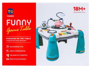 Edukacyjny Interaktywny Stolik Dla Dzieci 2w1 Kosmos Projektor Czerwony