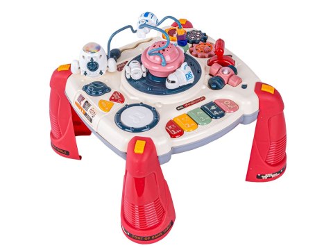 Edukacyjny Interaktywny Stolik Dla Dzieci 2w1 Kosmos Projektor Czerwony