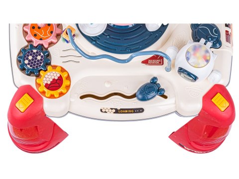 Edukacyjny Interaktywny Stolik Dla Dzieci 2w1 Kosmos Projektor Czerwony