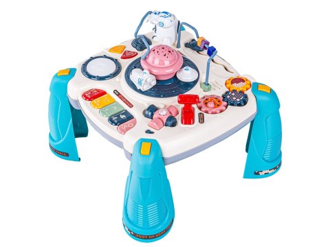 Edukacyjny Interaktywny Stolik Dla Dzieci 2w1 Kosmos Projektor Niebieski