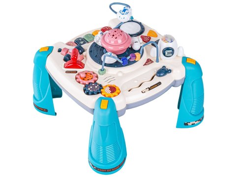 Edukacyjny Interaktywny Stolik Dla Dzieci 2w1 Kosmos Projektor Niebieski