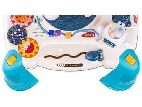 Edukacyjny Interaktywny Stolik Dla Dzieci 2w1 Kosmos Projektor Niebieski