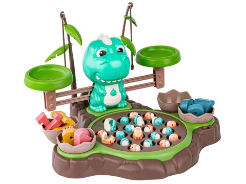 Gra Matematyczna Waga Dinozaur + Wędkowanie Łowienie Dinozaurów Nauka Liczenia