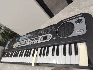 Keyboard Mq-6119l Organki, 61 Klawiszy, Mikrofon, Nauka Gry Przecena 8
