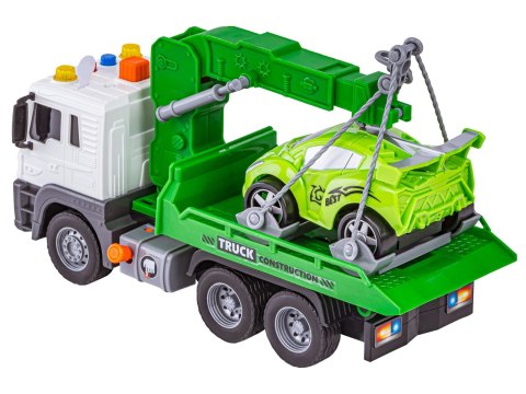 Multifunkcyjna Ciężarówka, Laweta, Dźwig, Transporter + Samochód 1:16