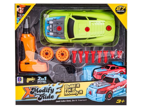 Sportowy Samochód Auto Do Rozkręcania I Skręcania 2w1 Tuning + Wkrętarka