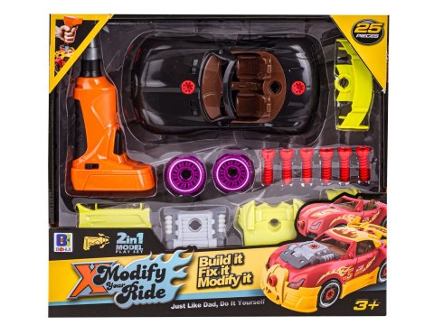 Sportowy Samochód Do Rozkręcania I Skręcania 2w1 Tuning + Wkrętarka