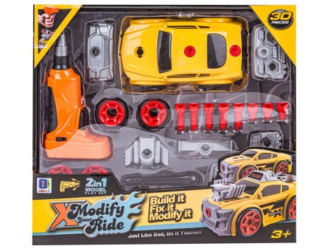 Sportowy Samochód Do Rozkręcania I Skręcania 2w1 Tuning + Wkrętarka