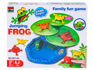 Wesoła Gra Zręcznościowa - Skaczące Żabki "Jumping Frog" Pchełki
