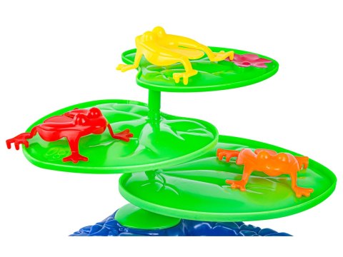 Wesoła Gra Zręcznościowa - Skaczące Żabki "Jumping Frog" Pchełki