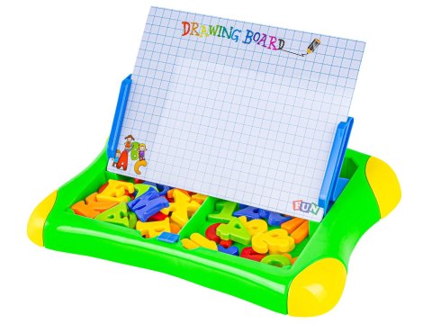 Wielofunkcyjna Tablica Magnetyczna 2w1, Pisak, Magnesy - Literki, Cyferki