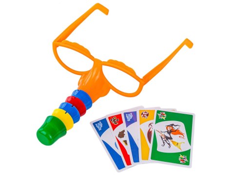 Zabawna Gra Rodzinna Kłamca Kłamczuch, Karty, Pinokio, Okulary I Nos
