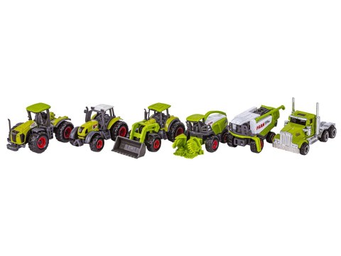 Zestaw Maszyn Rolniczych, Farma, Autka Traktory Resoraki + Akcesoria