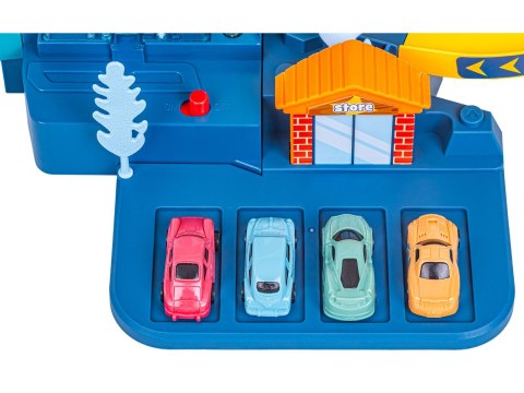 Zjazd Tor Samochodowy Parking Winda Stacja Kosmiczna + Pojazdy