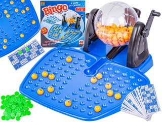 Gra Rodzinna, Towarzyska Bingo Loteria, Maszyna Losująca + Karty