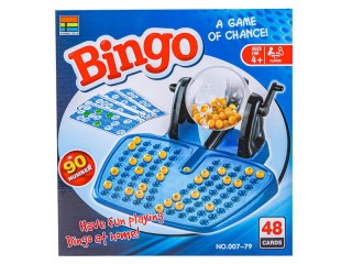 Gra Rodzinna, Towarzyska Bingo Loteria, Maszyna Losująca + Karty