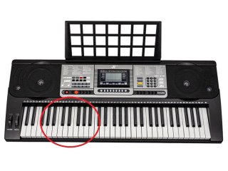 Keyboard Organy 61 Klawiszy Zasilacz Mk-816 Z Funkcją Nauki Gry Przecena 13