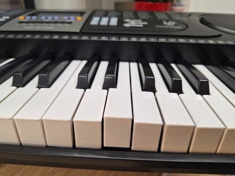 Keyboard Organy 61 Klawiszy Zasilacz Mikrofon Mk-2106 Przecena 6