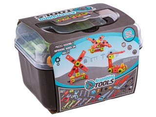 Klocki Konstrukcyjne W Kuferku, Kreatywna Układanka 82 El, Narzędzia Przecena 1