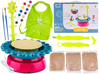 Koło Garncarskie - Mały Artysta - Farbki, Masa, Koło, Narzędzia Przecena 1