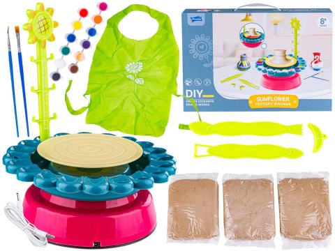 Koło Garncarskie - Mały Artysta - Farbki, Masa, Koło, Narzędzia Przecena 1