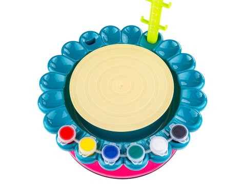 Koło Garncarskie - Mały Artysta - Farbki, Masa, Koło, Narzędzia Przecena 1